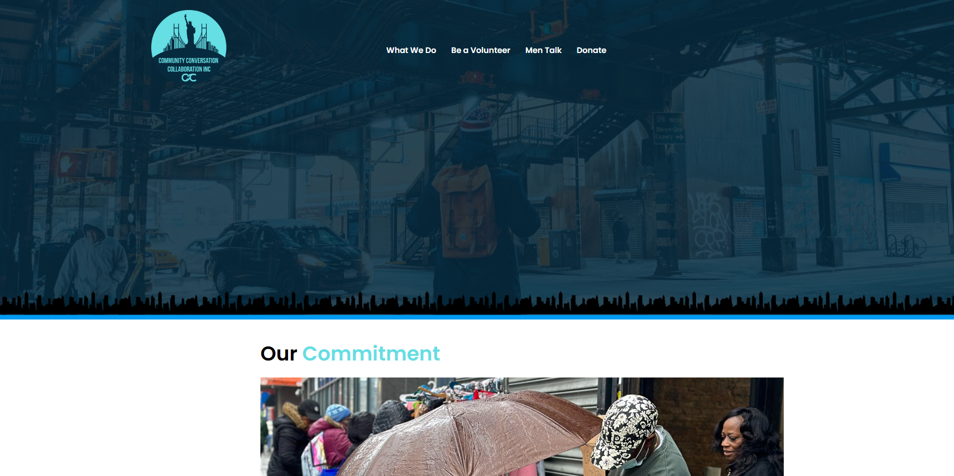 Community CCI website design preview